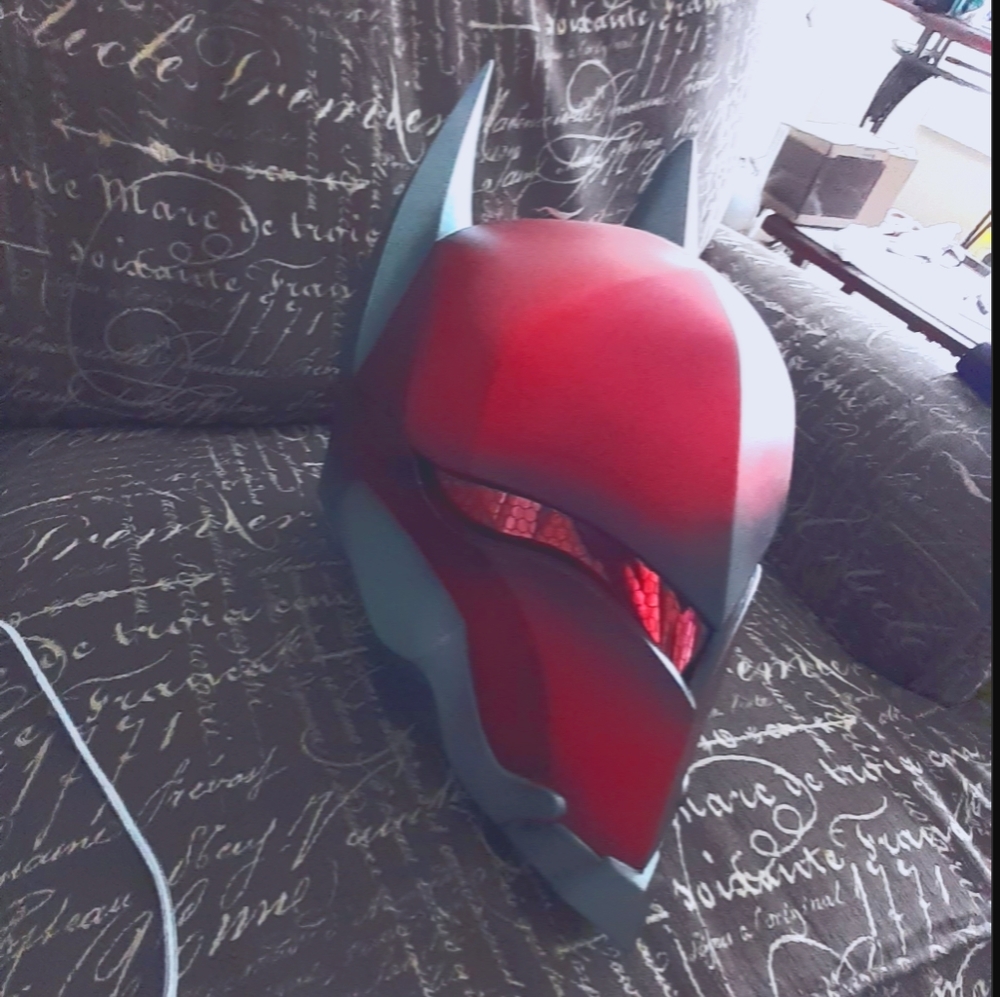 Premium Batman Knightfall Azrael Cosplay Helmet